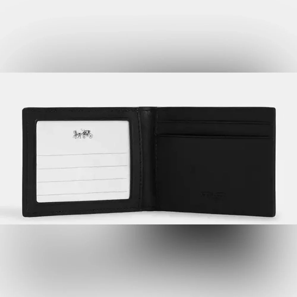 Coach Billfold Wallet In Signature Canvas
